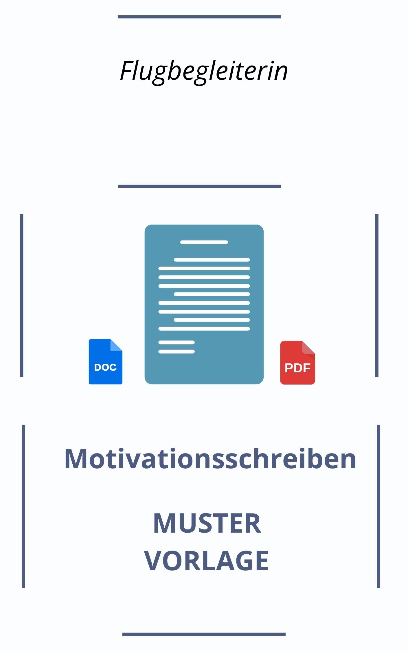 Motivationsschreiben Flugbegleiterin