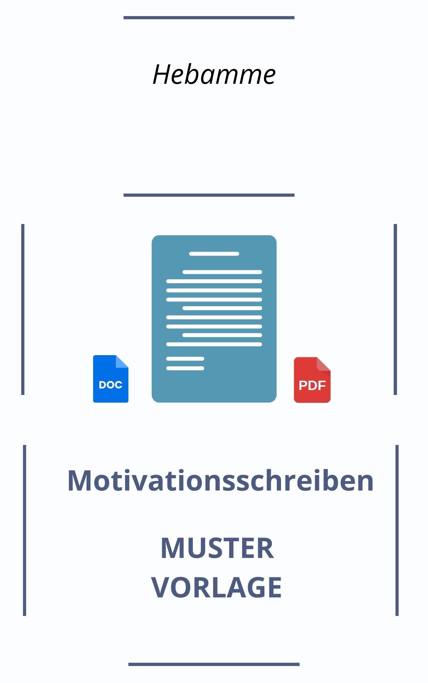 Motivationsschreiben Hebamme