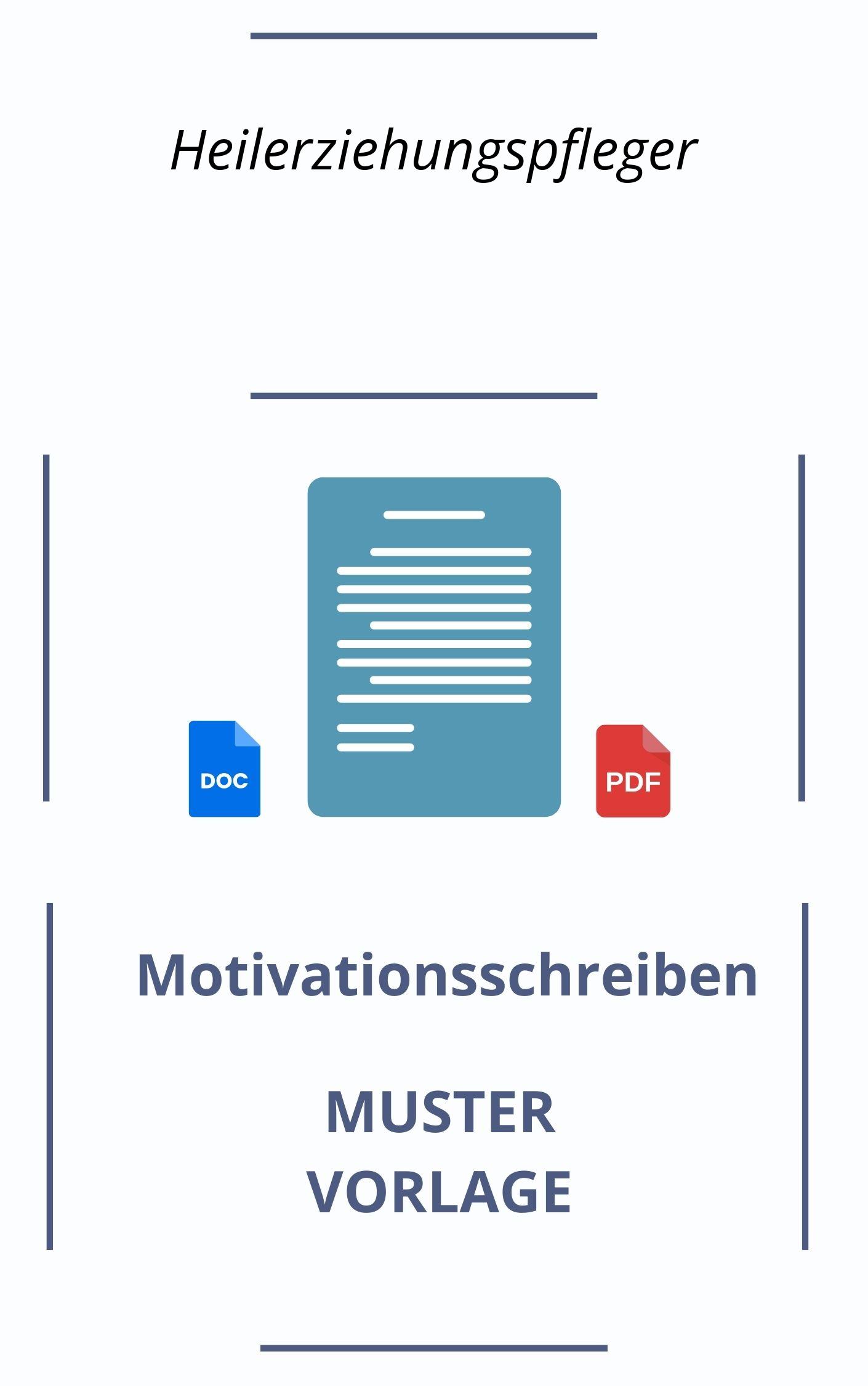 Motivationsschreiben Heilerziehungspfleger