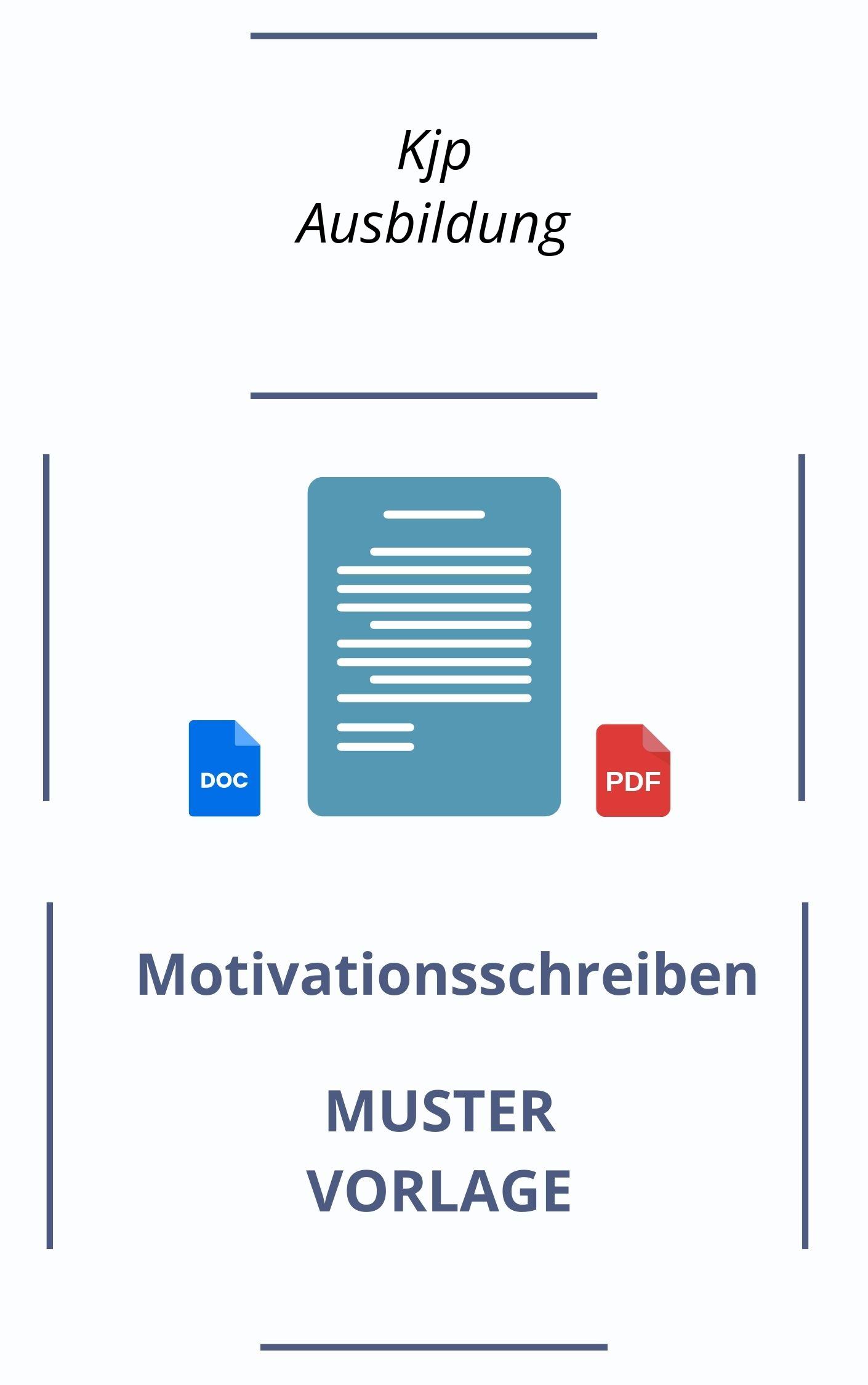 Motivationsschreiben Kjp Ausbildung