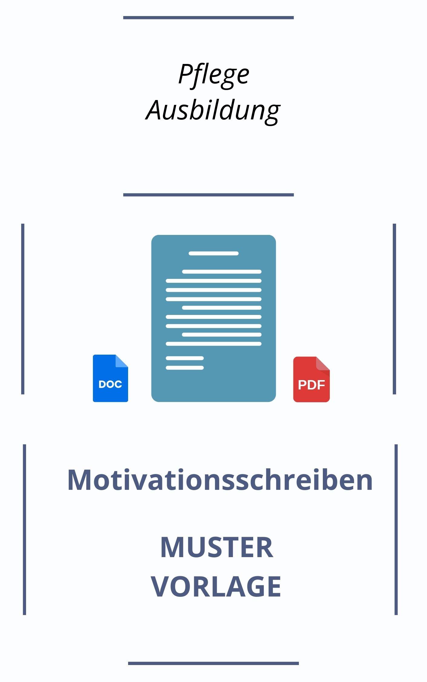 Motivationsschreiben Pflege Ausbildung