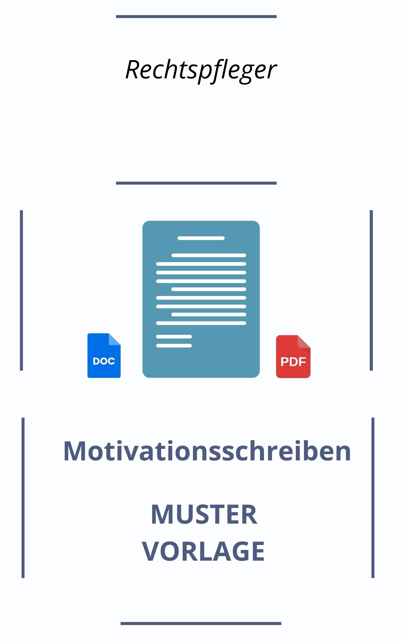 Motivationsschreiben Rechtspfleger