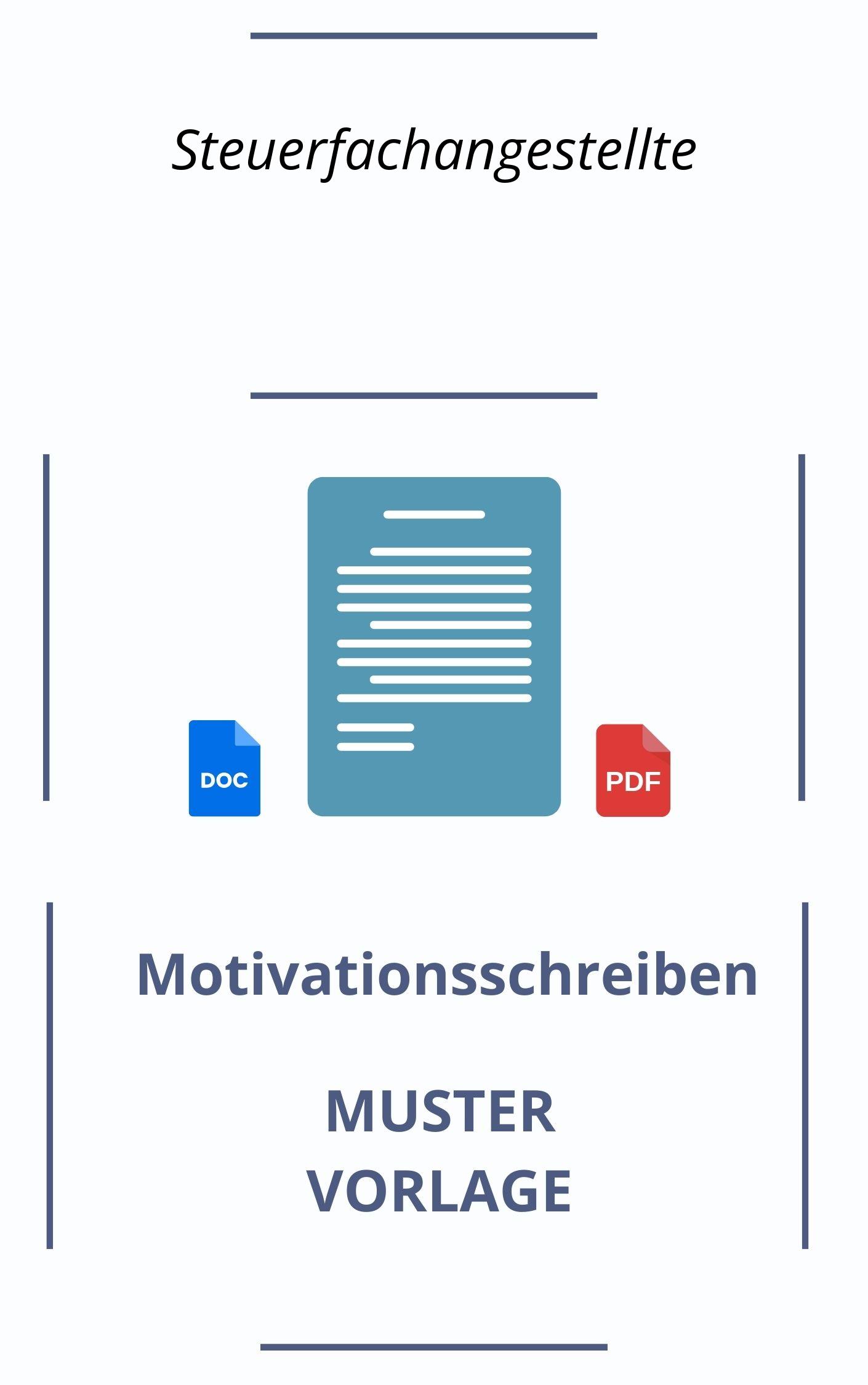 Motivationsschreiben Steuerfachangestellte